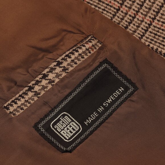 Austin Reed (Sweden) 70s, Glen Check, Brushed Wool Tweed, Swedish Licensing - Picture 2 of 12